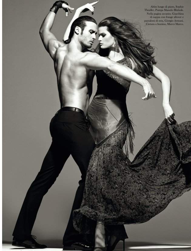 Isabeli Fontana photographed by Steven Meisel for Vogue Italy